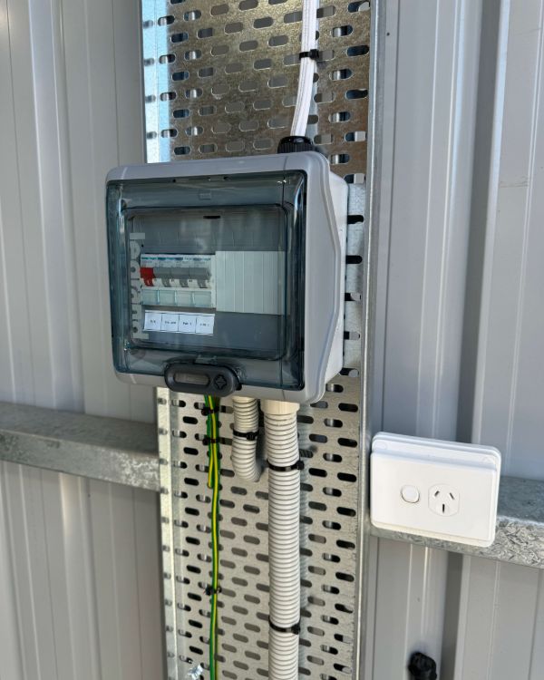 Shed Switchboard Install by Egan Electrical in Brighton